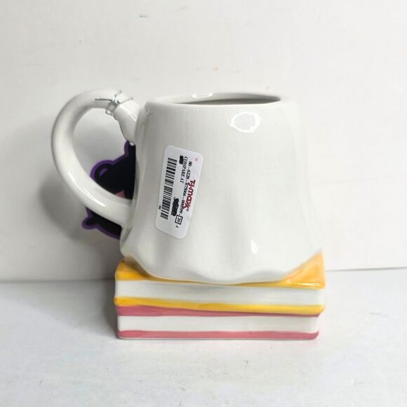 Ghost Reading Book 10 Strawberry Street Bookworm Halloween Books Coffee Mug NEW - Picture 4 of 8